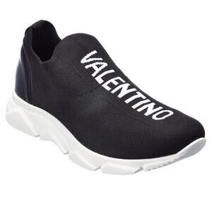 Valentino By Mario Valentino Apollo Knit & Leather Sneaker Size 7